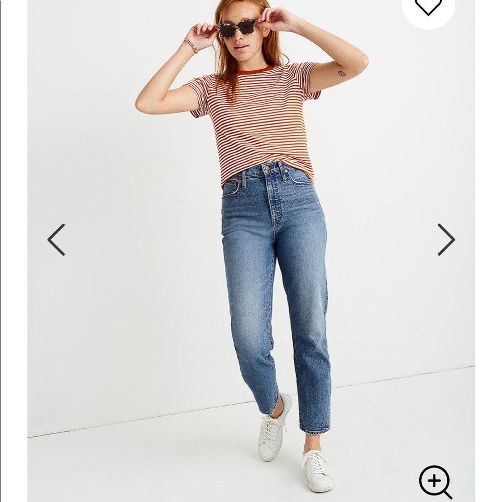 Madewell classic straight jeans